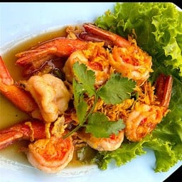 กุ้งทอดซอสมะขาม