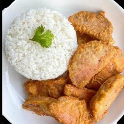 ข้าวหมูยอทอด