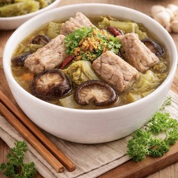 ต้มผักกาดดองกระดูกหมู
