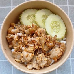 ข้าวไก่กระเทียม