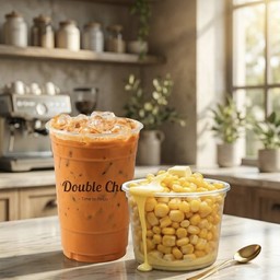 [เซตสุดฮิต] Thai Tea (ชาไทยเย็น) + ข้าวโพดอบเนยออริจินัล