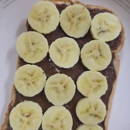 ขนมปังหน้ากล้วยหอม นูเทล่า