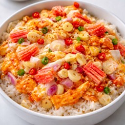 ข้าวไข่ขยี้ปูอัด