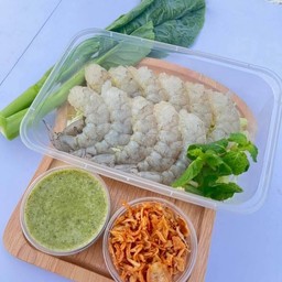 ยำกุ้งแซ่บ (12ตัว)