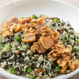 ข้าวผัดกาน่าฉ่ายกากหมู