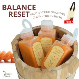 สมูทตี้ผักผลไม้ สูตร Balance Reset R4 (3 ขวด) ปรับสมดุลร่างกาย