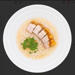ข้าวต้มหมูกรอบ