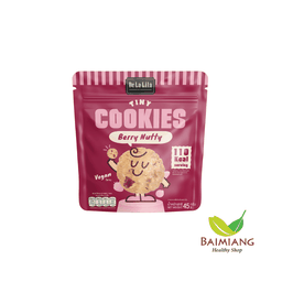 DE LA LITA ไทนี่คุกกี้ เบอร์รี่นัตตี้ 45g