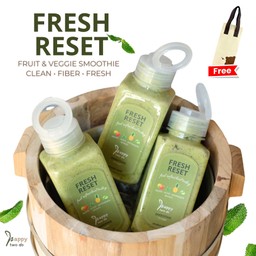 สมูทตี้ผักผลไม้ สูตร Fresh Reset R1 (3 ขวด) เพิ่มความสดชื่น