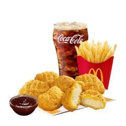 ชุดแมคนักเก็ต การ์ลิคแบล็คเปปเปอร์ 6 ชิ้น (XL)