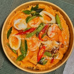 ข้าวไข่ข้นห่อหมกทะเล