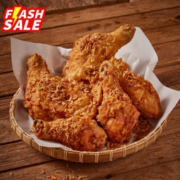 SET ไก่ทอด D (น่อง 3 + น่องติดสะโพก 2)