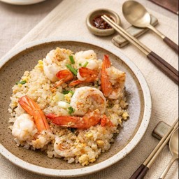 ข้าวผัดกุ้งคีโต