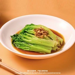 ผักกาดหอมราดซีอิ๊ว白灼生菜-