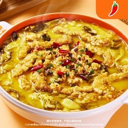 ไก่ทอดต้มผักกาดดองโบราณ【สำหรับคนเดียว】老坛小酥肉【单人份】