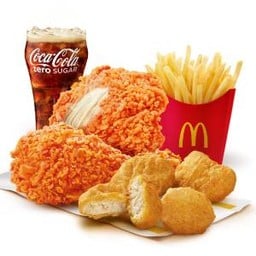 [อร่อยซ่ากับโค้ก] ไก่ทอดแมค ชุดคุ้มครบเซ็ต (L)