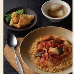 ชุดข้าวเสฉวนไก่