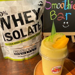 มะม่วง+อโวคาโดปั่น+เวย์โปรตีน