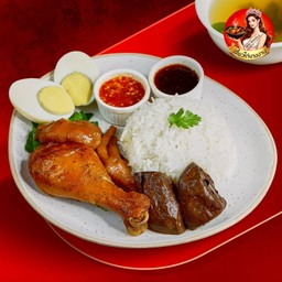 ข้าวไก่ตุ๋น น่องรวม