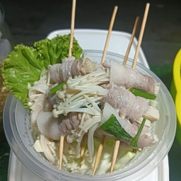 สามชั้นพันเห็ดเข็มทอง ชุด M