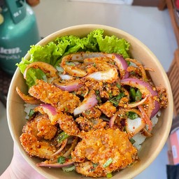 ข้าวไก่ทอดน้องอัลฟ่า