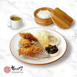 เซ็ตหอยนางรมสดชุบเกล็ดขนมปังทอด