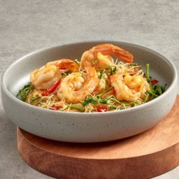 หมี่กระเฉดกุ้ง