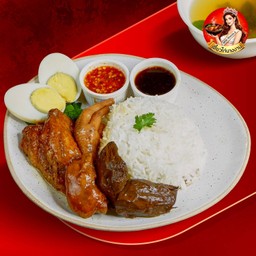 ข้าวไก่ตุ๋น ปีกรวม