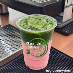 มัทฉะนมชมพู