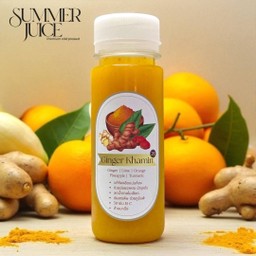 No.25 Ginger Khamin l ขับสารพิษ+ลดภูมิแพ้ (80ml.)