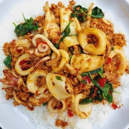 กระเพราโครตแซ่บ