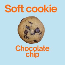 Soft Choc chip cookie