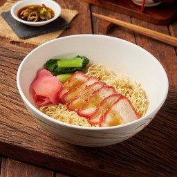 บะหมี่แห้งหมูแดง