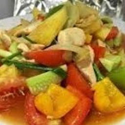 ผัดเปรี้ยวหวานไ่ก่ Sweet and Sour Chicken