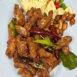 แหนมเอ็นไก่ทอด