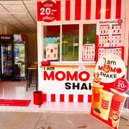 ชานมไข่มุก Momo Shake ล้างรถหยอดเหรียญ