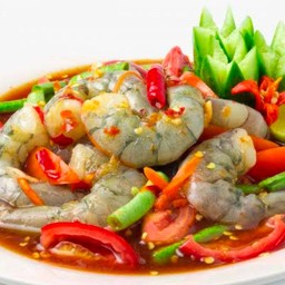 ยำกุ้งสด