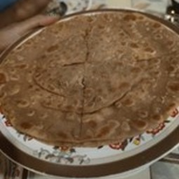 พาราทาใส่เนื้อแพะ Qeema Paratha (Stuffed Minced Meat Paratha)