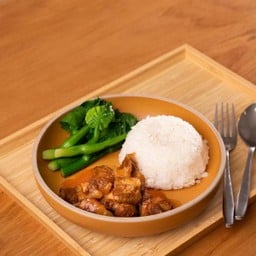 Honey Braised Pork Ribs with Rice