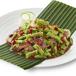 ตำถั่ว ปูปลาร้า