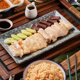 ชุดไก่สับไก๊ฟ่าน + ข้าวมัน พิเศษ