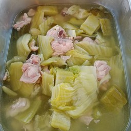 ไก่ต้มผักกาดดอง