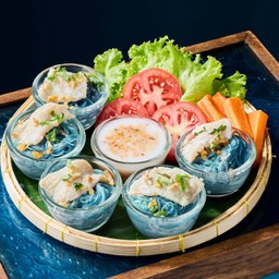 Vermicelli with coconut milk noodle