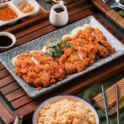 ชุดไก่ทอดไก๊ฟ่าน + ข้าวมัน ปกติ