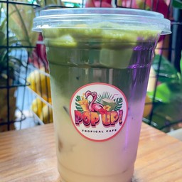 มัทฉะนมโอ๊ตลาเต้