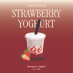Strawberry Yoghurt Smoothie  12 oz.