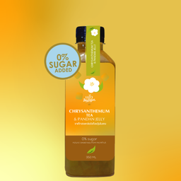 ชาเก๊กฮวย+วุ้นใบเตย