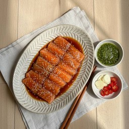 แซลมอนดอง [ไซส์ M] 200g