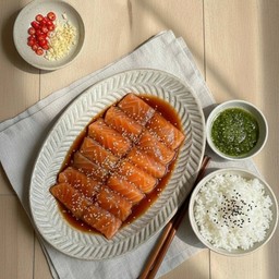 แซลมอนดอง [Set B] 100g