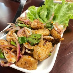 คอหมูย่างน้ำตก